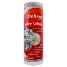Універсальні багаторазові серветки Deluxe Silky White 50 штук в рулоні